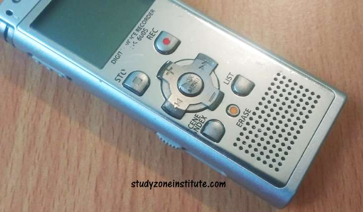 Voice recorder. Outspoken student. Memory development.