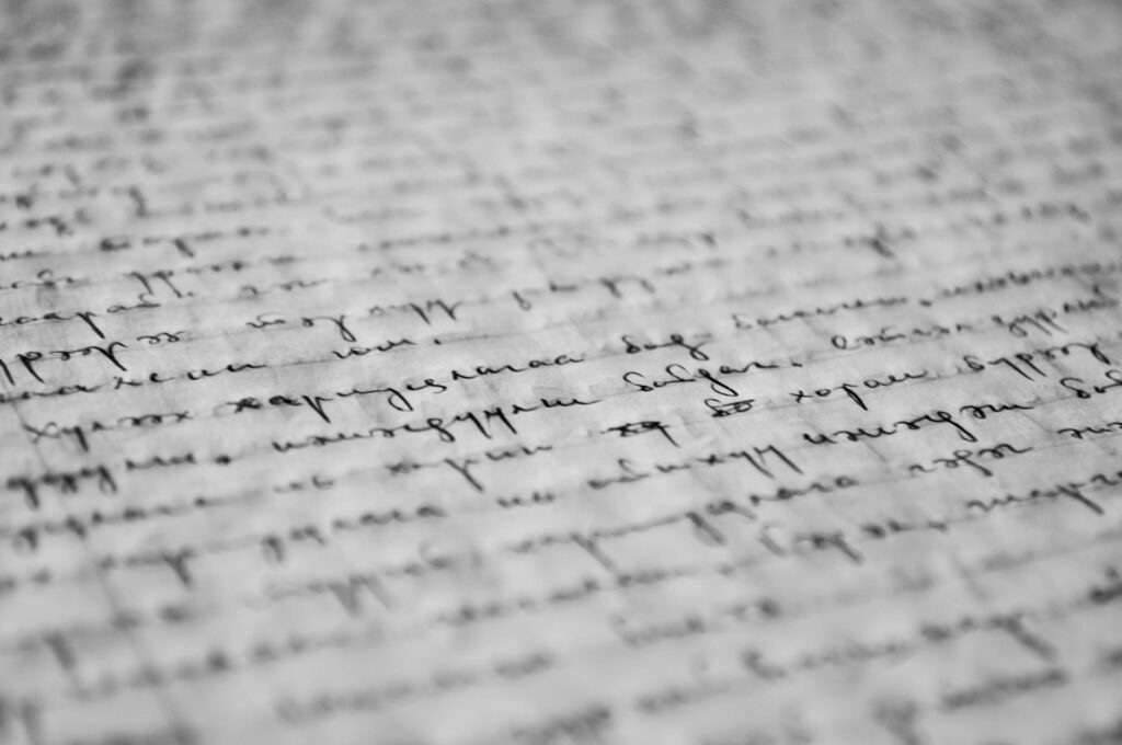 Types of essays. Black text on gray background