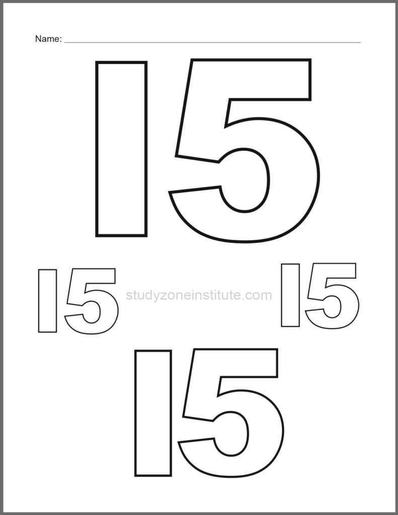 15 Learn numbers