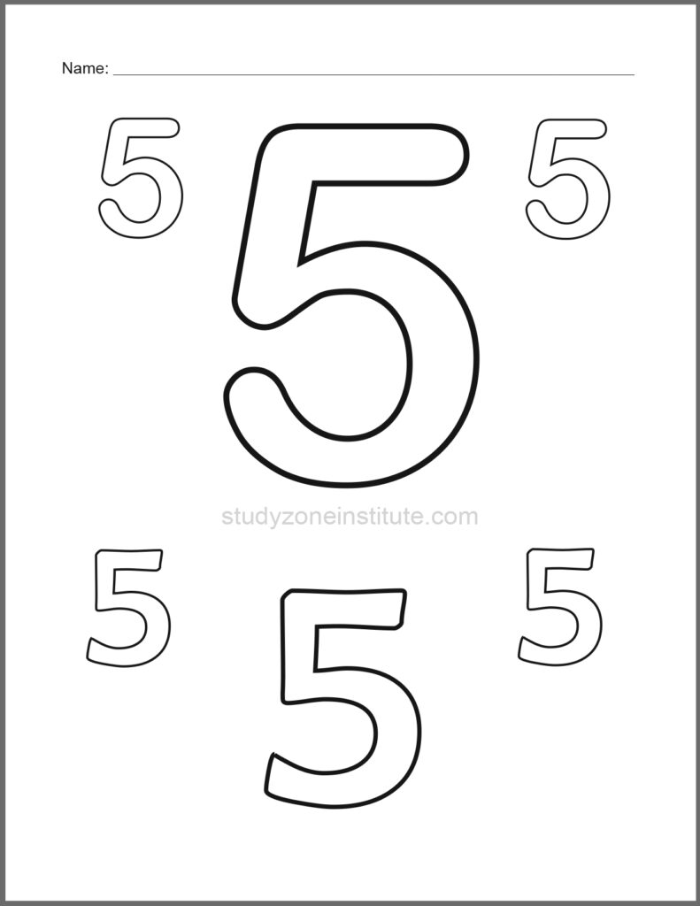5 Learn numbers