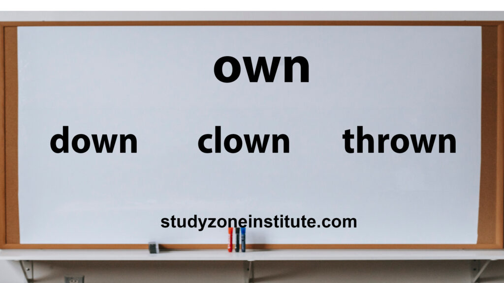 OWN words