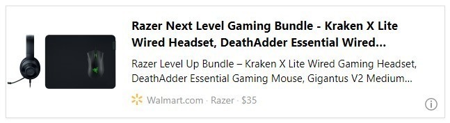 Razer Next Level Gaming Bundle - Kraken X Lite Wired Headset, DeathAdder Essential Wired Mouse, and Gigantus V2 Medium Mouse Mat
