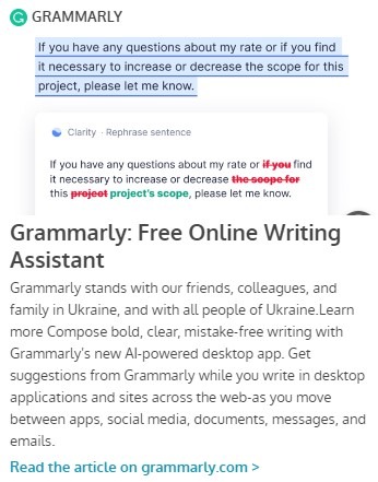 Grammarly: Free Online Writing Assistant