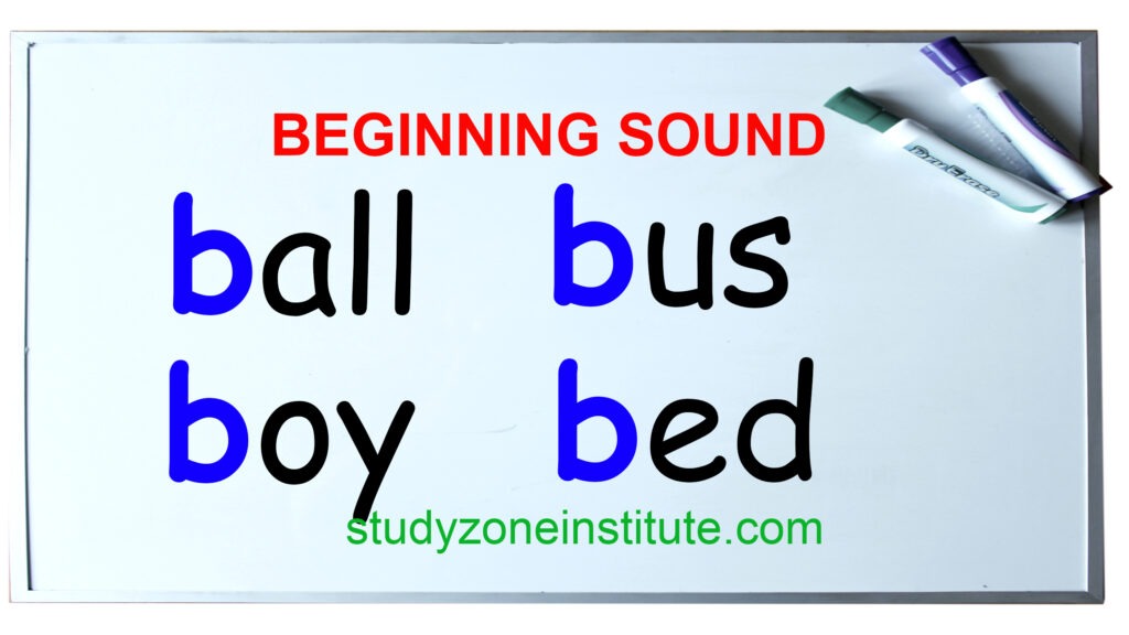 Beginning sound b