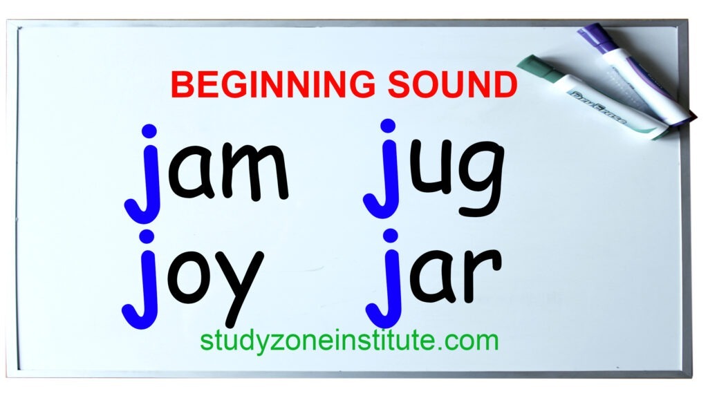 Beginning sound j