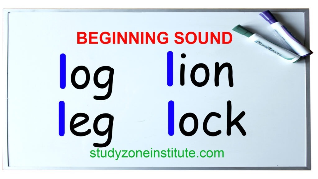 Beginning sound l