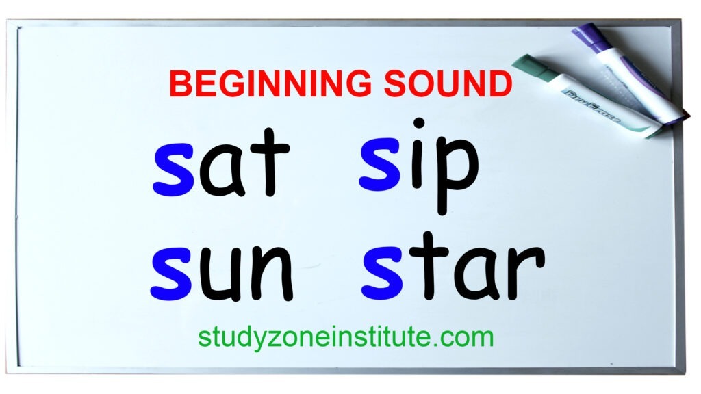 Beginning sound s