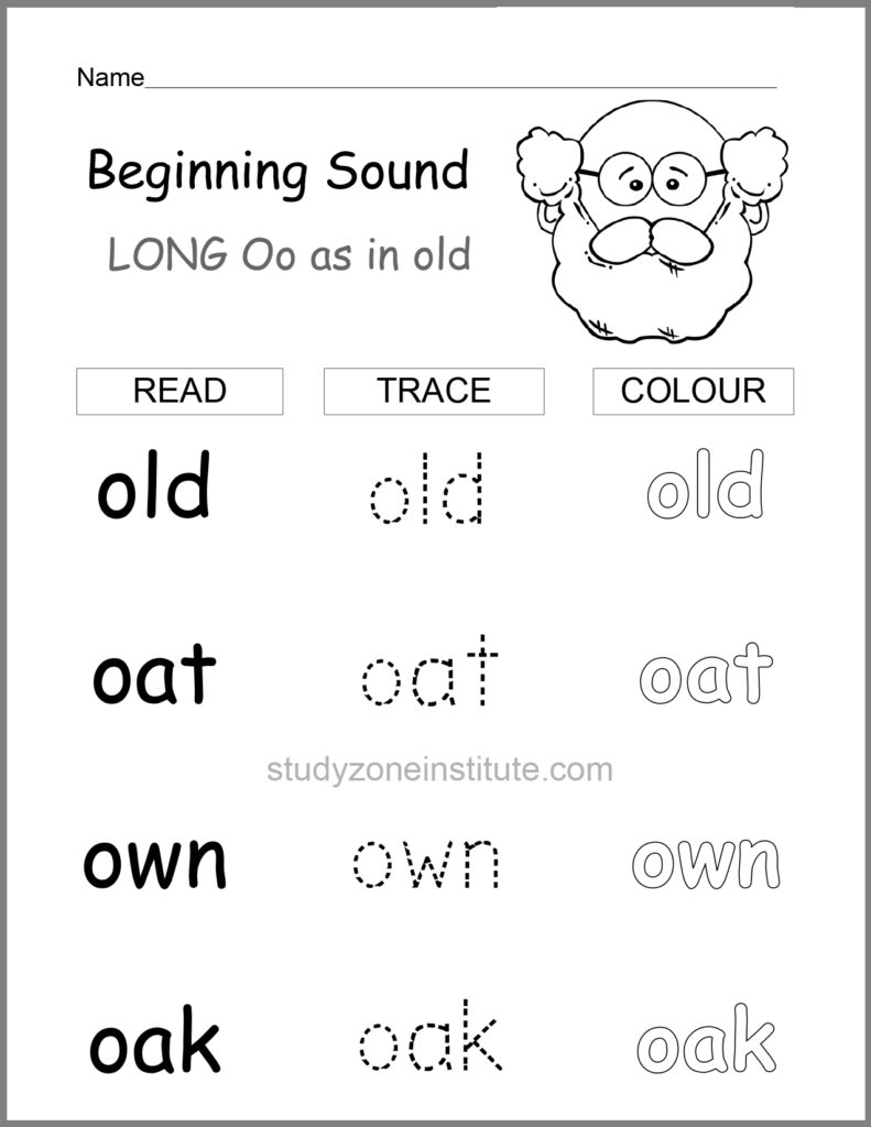 Long beginning sound o