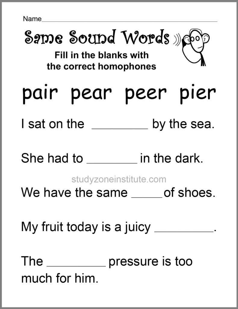 Pair Pear Peer Pier