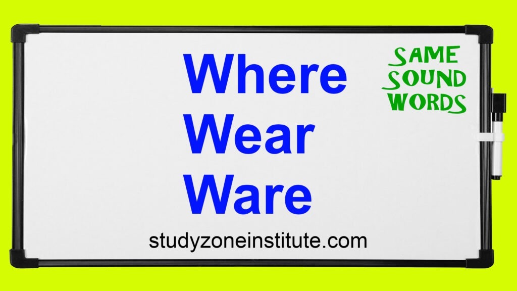 Where Wear Ware
