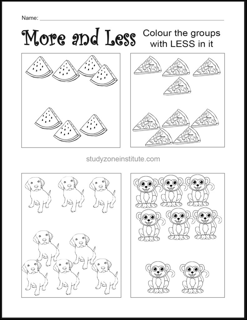 More and less