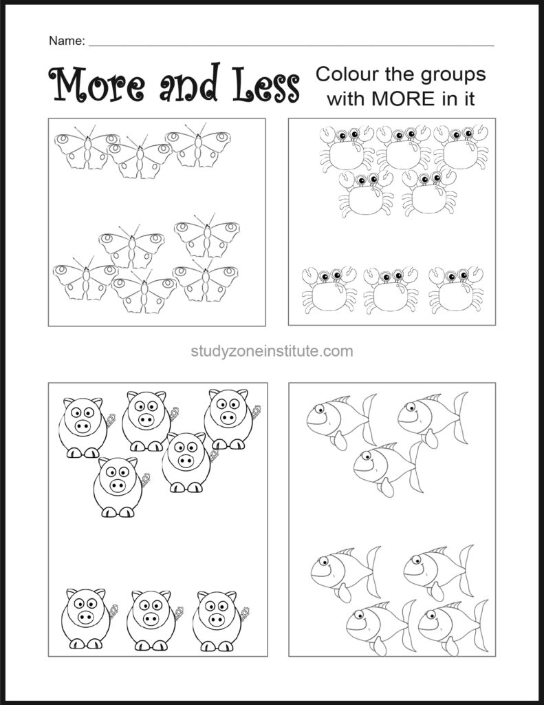 More and less
