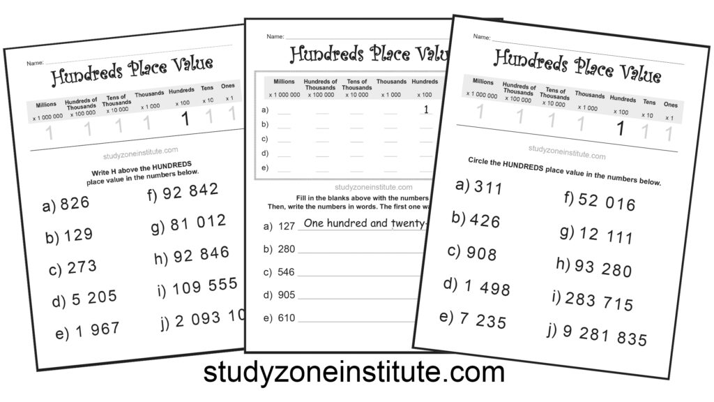 Hundreds Place Value