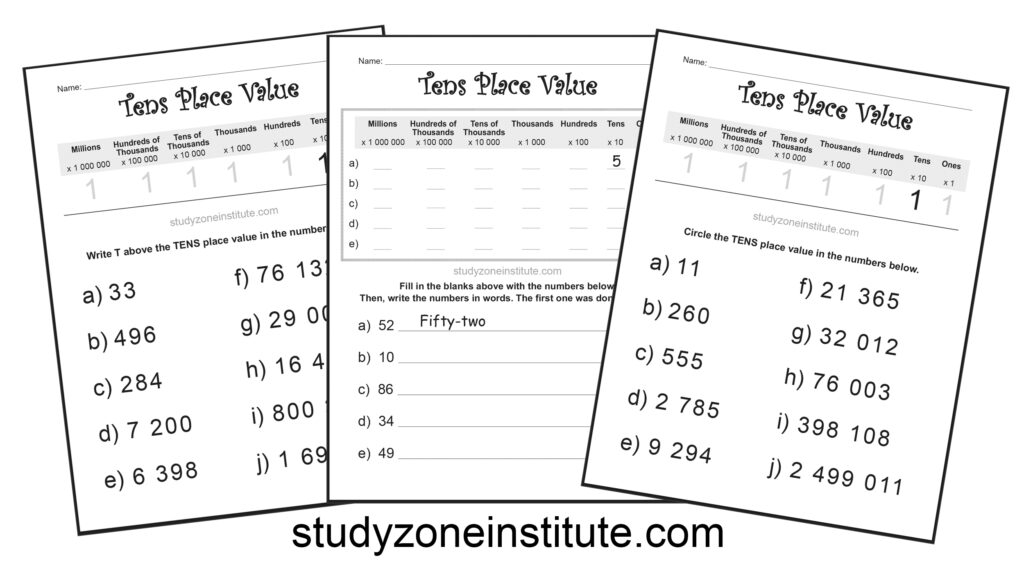 Tens Place Value