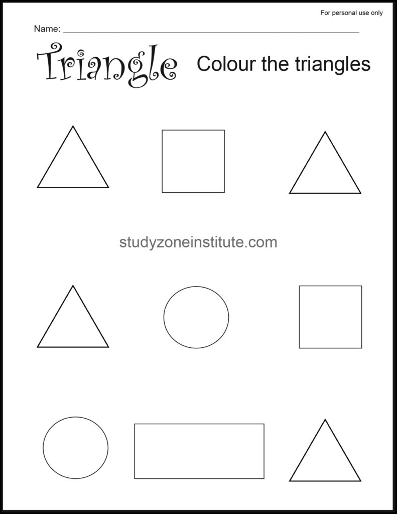 Triangle Search_Worksheets