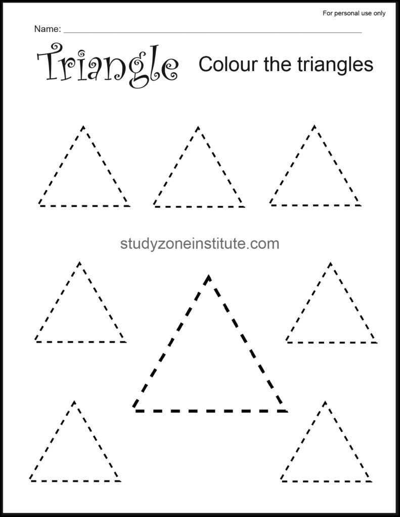 Triangle Trace_Worksheets