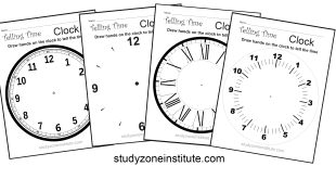 Clock worksheets