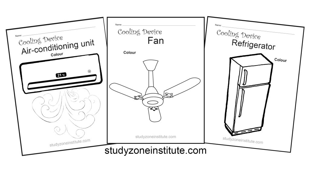 Cooling devices worksheets
