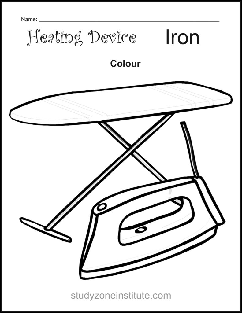 Iron Heating Device Worksheet