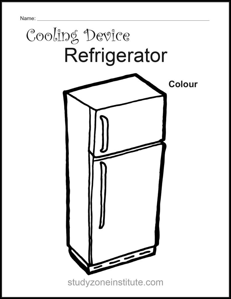 Refrigerator Cooling Device Worksheet
