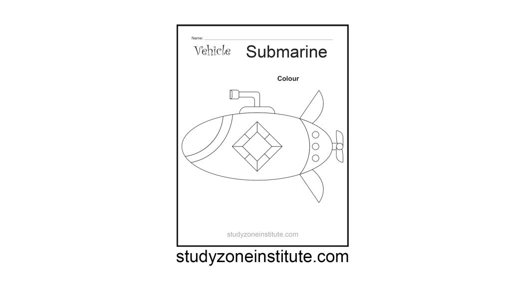 Submarine Vehicle Worksheet