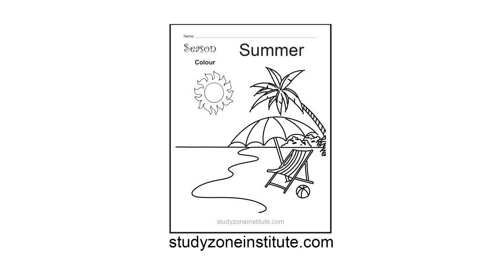 Summer Season Worksheet