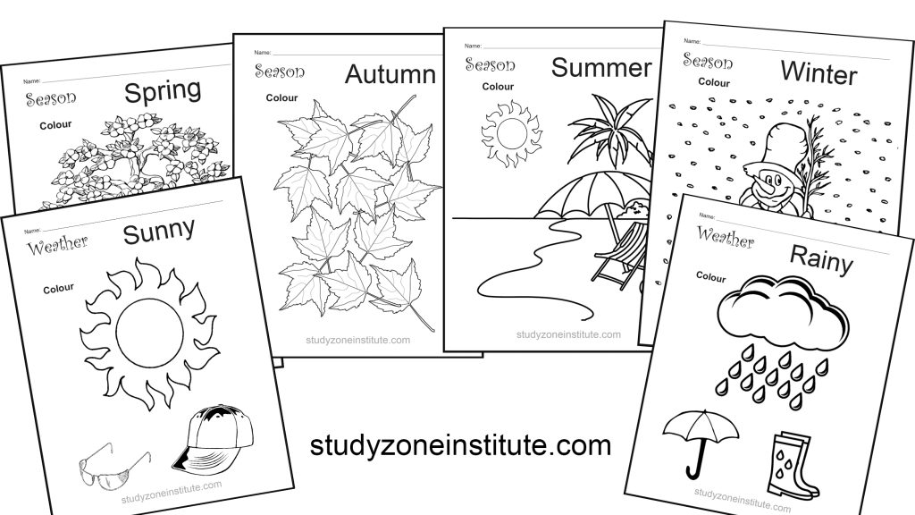 Weather and seasons worksheets