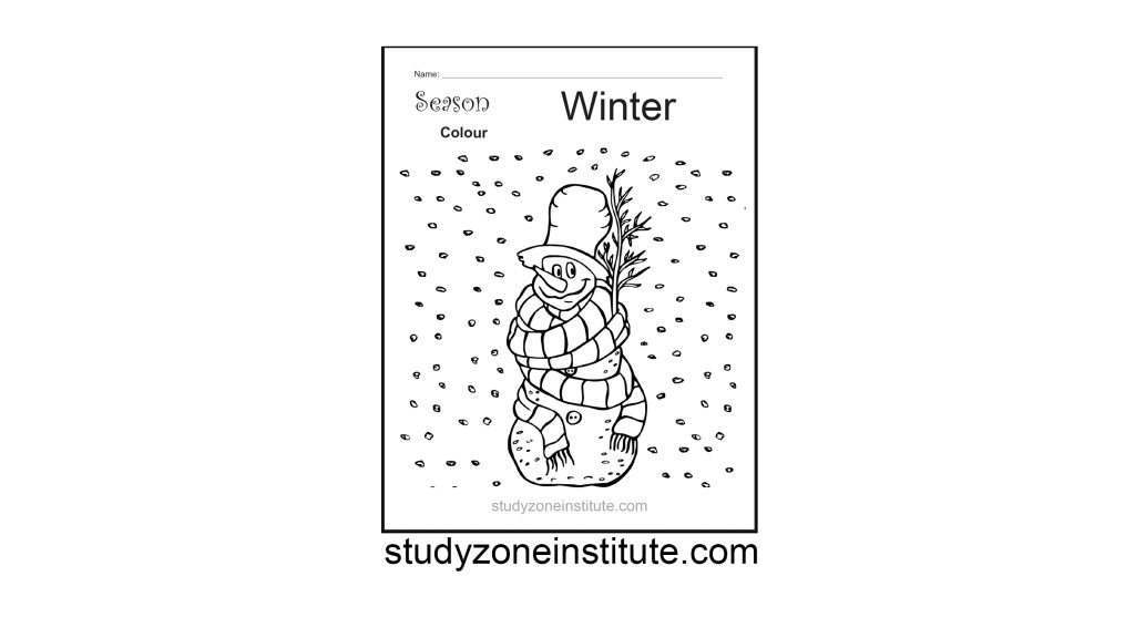 Winter Season Worksheet