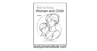 Woman and Child worksheet
