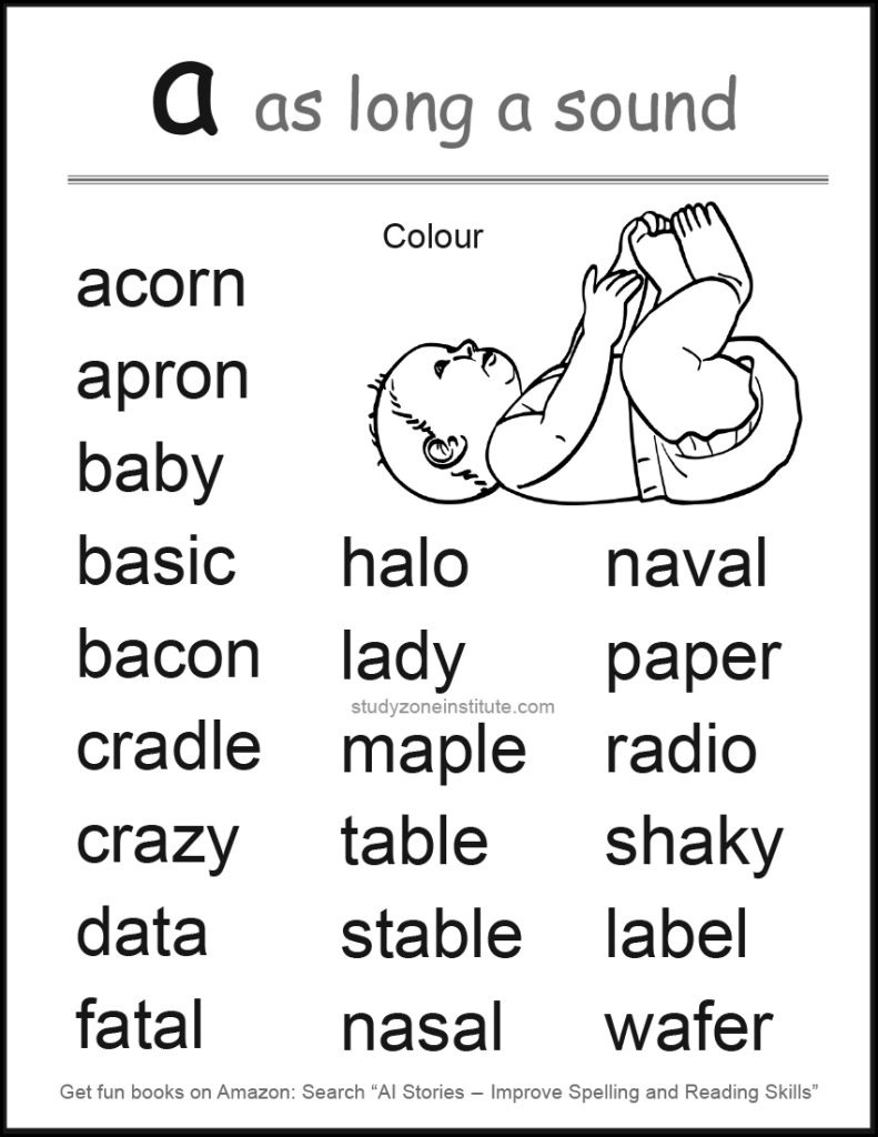 Download A long A activity.