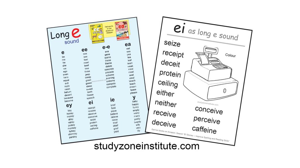 Download free EI long E word list.