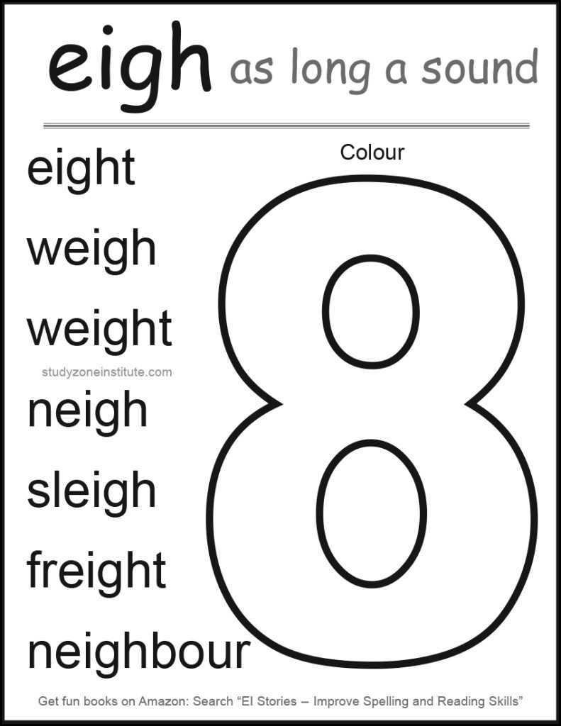Download free EIGH long A word list.