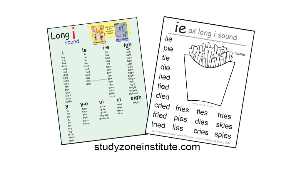 Download free IE long I word list.