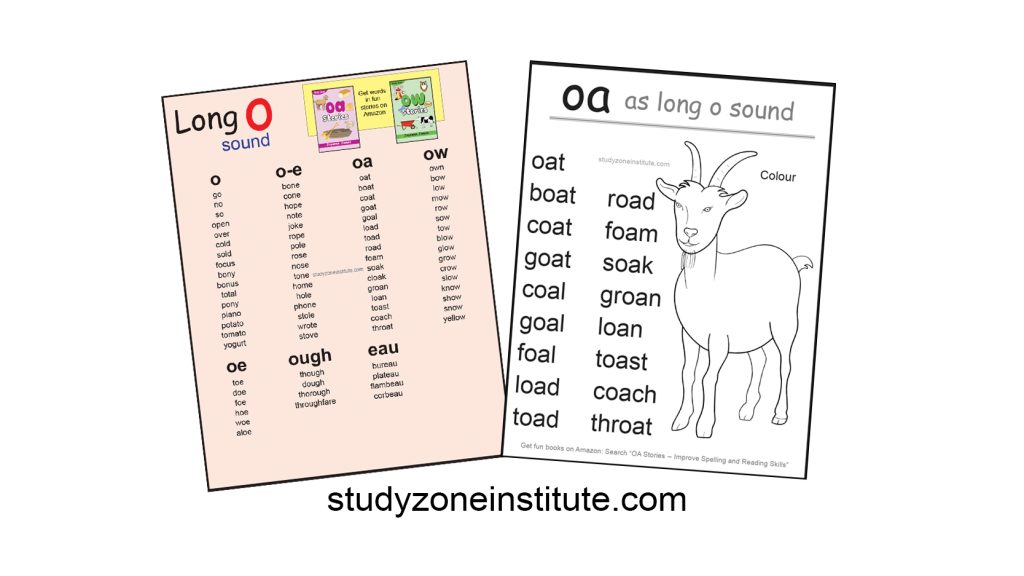 Download 'OA Long O' word list