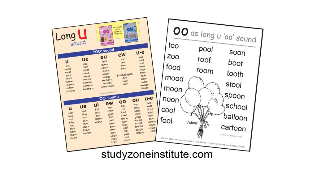 Download 'OO Long U' word list