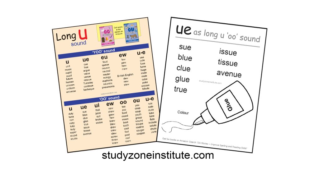 Download 'UE long U' word list