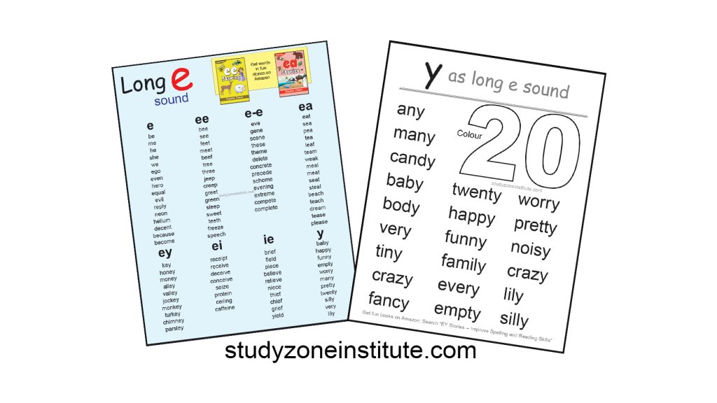 Download free Y long E word list.
