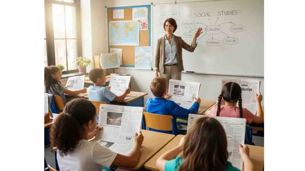Bridge the gap between history and today. This article shows you how to connect with current events to make social studies a living subject.