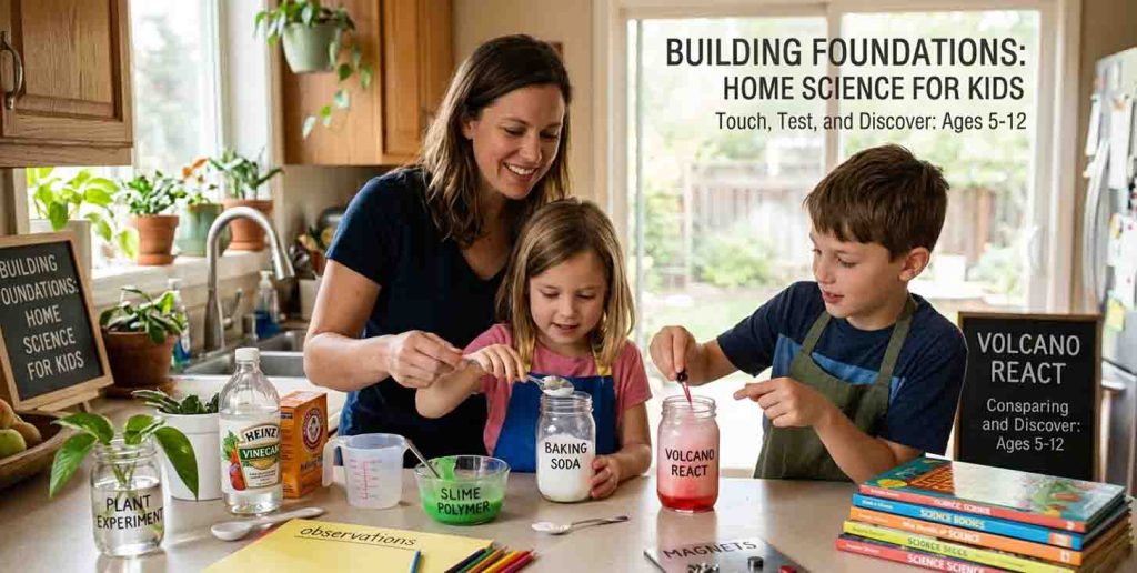 Science lessons for children every parent can teach using household items.