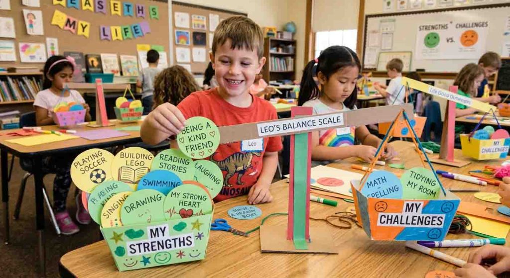 Empowering young minds with a classroom self-esteem exercise.
