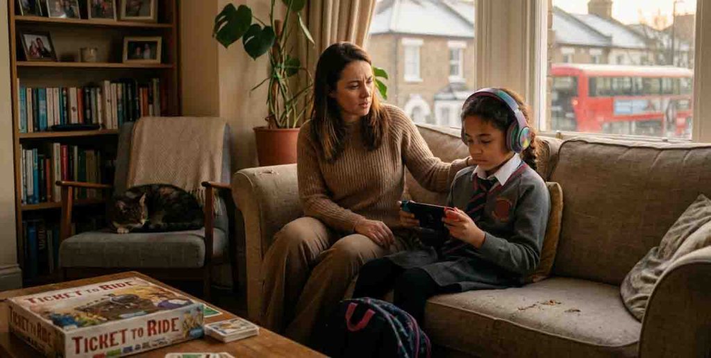 Balancing the game world and real world for happier, more sociable children.